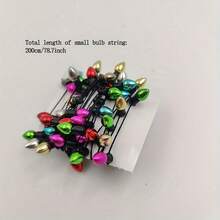 1/12 Scale Mini Colorful String Lights – Battery-Free Decorative Fairy Lights For Dollhouse & DIY Crafts - Multicolor - View 10
