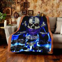 1PC 3D Monster Jam Monster Truck Cartoon Blanket, Edgy Gift For Motorsports Fans, Themed Man Cave Decor, Retro Sci-Fi Party Accent & Race Day Souvenir,Soft Throw Blanket For Home Bedroom Bed Sofa Picnic Travel Office Cover Blanket, Multiple Sizes 50x60 To 60x80 Inches - Nhiều màu 30 - Xem 4