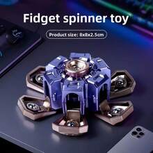 Creative Transforming Finger Spinner Mech Gyro, Cool Technological Competitive Stress Relief Toy - Birthday Gift, Christmas Gift, Perfect Gift, Easter Gift - Multicolor - View 2