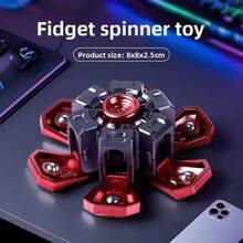 Creative Transforming Finger Spinner Mech Gyro, Cool Technological Competitive Stress Relief Toy - Birthday Gift, Christmas Gift, Perfect Gift, Easter Gift - Multicolor - View 9