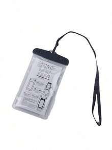 1pc Transparent Waterproof Phone Pouch, Suitable For Various Phones, Waterproof, Can Take Photos And Use Touch Screen - A - View 7