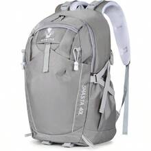 Hiking Backpack 40L Lightweight Waterproof Daypack Men Women Outdoor Camping Mountaineering Trekking Travel Bag - Grey - View 2