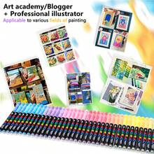 Back To School & GuangNa Classic 12-408 Color Acrylic Paint Markers, Liquid Acrylic Ink Auto Control, Rich Ink, Smooth Flow, Comprehensive Color Classification, Stackable Colors, Strong Coverage, Felt Tip Stationery Set, Suitable For Canvas, Rock Painting, Wood, Stone, Glass, Ceramic, Textile Painting, DIY Crafts, Back To School Supplies, Convenient Packaging And Portability - (Upgraded Version) Acrylic Markers - View 10