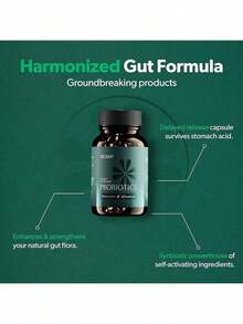 BI0MA Probiotics - Digestive Health Probiotic - Gut Support For Men & Women With Xylooligosaccharides, Tributyrin & Bifidobacterium - Vegan & Gluten Free - 60 Delayed-Release Capsules (30-Day Supply) - 益生菌 - 查看 2