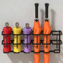 伞架，简易壁挂式伞具收纳架，带挂钩的家用入口伞具整理架 - A - 查看 3