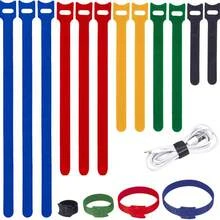 120PCS 6 Inch Cable Ties Reusable Multi-Purpose Wire Ties Cord Organizer Adjustable Cable Management 5 Colors - 120pcs - 查看 5