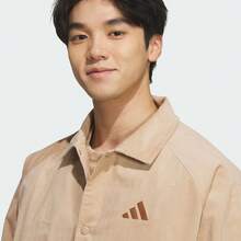 Adidas 男士 GFX 针织连帽夹克 KR0218 - 卡其色 - 查看 4