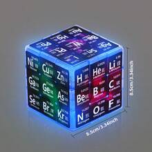 3x3 Starry Sky Chemical Elements Cube Puzzle, Intermediate Difficulty, High-Definition Printing, Durable - Multicolor - View 3