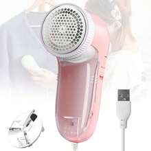 1 máy cạo xơ vải điện đa chức năng có dây, bề mặt mờ, máy loại bỏ xơ vải cầm tay tiện dụng, kèm theo 1 bàn chải nhỏ. - Nhiều màu - Xem 1