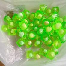 手工果冻脆皮捏捏球，方形，椰子油填充，不回弹蜡皮球，缓解压力，舒缓情绪，礼品，节日礼物，生日礼物，完美礼物 - 彩色 - 查看 4
