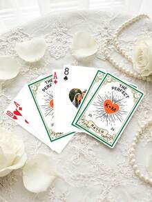 Custom Photo Playing Cards,Customize Photo And Text,Personalized Playing Cards With Your Design,Custom Printed Card Deck,Wedding Playing Cards,Unique Gift,Wedding Anniversary Engagement Gift For Couples,Valentines - Multicolor - View 4