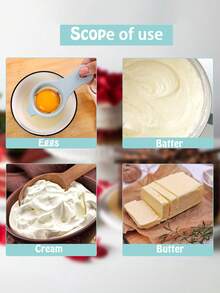 1/2/4件套手动打蛋器、奶油打蛋器、烘焙蛋液搅拌器、旋转式打蛋器 - 彩色 - 查看 11