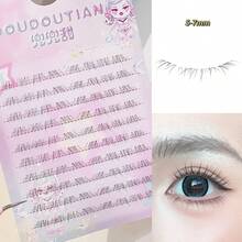 80pcs Segmented C-Curl Thick Volume Super Soft Natural Curling Lengthening Delicate Faux Mink Lashes, 3-In-1 Slouchy Lash Extension, Enlarges Eyes, Suitable For Daily Commute, Reusable, Lightweight & Non-Irritating - View 8