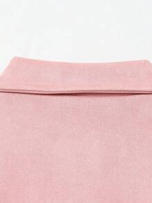 DEEKA Spring & Autumn New Casual Versatile Suede-Like Bomber Jacket For Women - Pink 1 - View 8
