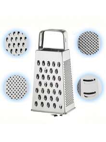 1pc, Stainless Steel Multi-Function Shredder, Easily Shred Carrots, Cucumbers, Potatoes, Garlic, Etc. Multi-Function Stainless Steel Fruit And Vegetable Peeler. Stainless Steel Knife Sharpener - Cheese Grater - Kitchen Grinder - Multi-Function Shredder - Paper Shredder - Kitchen Utensils - Stainless Steel Cookware - Cheese Grater - Grating Tool - Essential Kitchen Tool - Kitchen Accessories - Multicolor - View 12