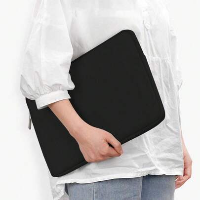 1 chiếc bao đựng laptop tối giản với khóa kéo đôi, vỏ bảo vệ cho laptop