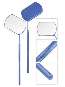 1 Stück tragbarer Edelstahl Multi-Funktions-Handhalter quadratischer abnehmbarer Make-up-Spiegel, Werkzeug zum Trimmen von Wimpernverlängerungen - Verschiedenfarbig - Übersicht 5