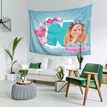 1pc Nastya Original Like Nastya Originals Art Tapestry - Vibrant Wall Decor, Suitable For Living Room, Bedroom, Office - Aesthetic Home And Party Decoration, Themed Style Design, Music Room Decor, Highquality Print, Soft Fabric, Stylish Artwork - 1PC - Xem 2