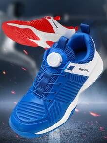 Women's Fencing Shoes With Anti Slip And Wear-Resistant Small Size Rotating Twist Buckle, Competitive Training Shoes, Professional Fencing Sports - Blue - View 3