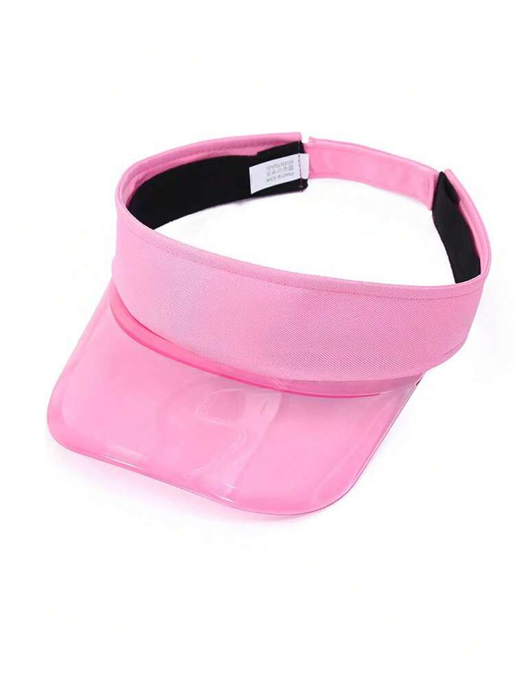 无檐帽，男女通用休闲防晒帽，户外运动骑行防晒帽，时尚个性多功能沙滩帽，纯色，涤纶材质，适合春夏穿着 - 帽子 - 查看 5