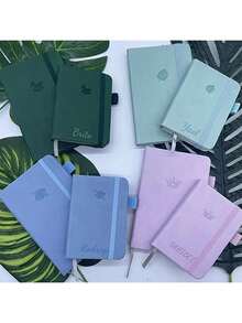 Personalized A6/A7 Notebook With Strap, Waterproof Notebook Suitable For Students, Birthday Gift, Daily Use And Office, Back To School Reward Notebook - Multicolor - View 4