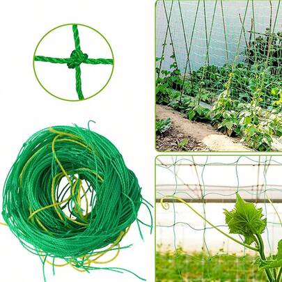 1 Pack Green Plant Climbing Trellis Net, Garden Support