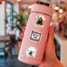 50pcs Cartoon "Christmas Time Master" Stickers, Suitable For Laptop, Phone, Car, Skateboard, Water Bottle, Scrapbook, Computer Diary Etc, Waterproof And Durable - A - View 5