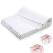 15"X 20"Kraft Paper Sheets Bulk White Paper, Large Craft Paper For Arts, Drawing, DIY Projects, White Wrapping For Gift Shipping Packaging 200 Sheets - 白色200P15X20英寸 - 查看 1