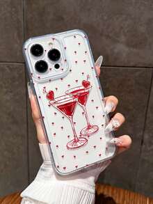 Ốp điện thoại trong suốt in hình trái tim, chống rơi vỡ, tương thích với Samsung A12/A13/A21/A22/A23/A32/A33/A51/A52/A53/A71, S20/S21/S22, Apple 17/16 Pro Max, 14/13, 12, 11 Pro Max, XS Max, X, XR, 8, 7, Plus, Mini. Có thể dùng làm quà sinh nhật, quà cho bạn gái, bạn trai hoặc dùng cho chính bạn. - Nhiều màu - Xem 4