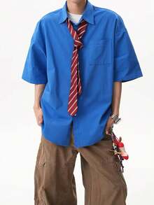 1条酒红色条纹手工领带，适合休闲、街头、日常、派对等场合。 - 彩色 - 查看 3