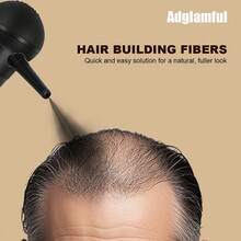 15克 Adglamful 造型纤维粉，带喷嘴，均匀喷洒，打造鬓角造型，自然吸收，遮盖白发，保持自然造型24小时 - 彩色 - 查看 3