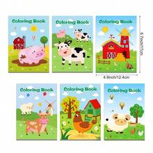 Buku Mewarnai dan Sketsa DIY Hewan Ternak - Buku Menggambar Kreatif untuk Anak-Anak untuk Meningkatkan Imajinasi dan Keterampilan Artistik, Buku Aktivitas Menggambar Seru dengan Tema Hewan, Mainan Pembelajaran Sempurna untuk Anak Laki-Laki dan Perempuan, Buku Mewarnai Mini untuk Meningkatkan Waktu Bermain Kreatif - MultiWarna - View 11