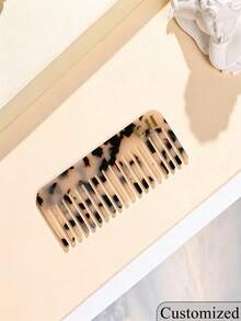 Customized Hair Comb With Gift Box, Bridesmaid Gift, Personalized Acrylic Hair Comb With Letter, Marble Hair Comb, Pocket Hair Comb, Engraved Hair Comb, Personalized Name Hair Comb, Customized Engraved Hair Comb With Text, Bridesmaid Gift, Her Birthday Gift - Multicolor - View 8