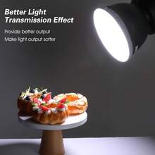 Photography Light Soft White Diffuser Cloth For 7" 180mm Standard Studio Strobe Reflector - Multicolor - View 8