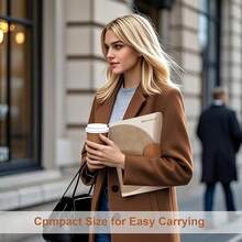 Journal Notebooks, 300 Pages Leather Diary With Magnetic Buckle Closure And Luxury Pen, 80GSM, Lined Notebook For Women And Men, Suitable For Diary, Notes, 5.9 X 8.5 Inches - Brown - 查看 6