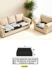 1 Pc Simplicity Sofa Cover Geometry Sofa Seater Cushion Cover Stretch Material Seater Cushion Cover - Multicolor - View 22