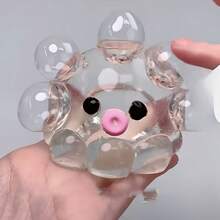 1PC Cute Octopus & TABA Jellyfish Squishy Squeeze Toy, Available In 3 Colors, Office Stress Relief Toy, Ideal For Christmas Stocking Stuffers, Party Favors, Classroom Rewards & Holiday Gifts - 隨機顏色 1 件 - 查看 5