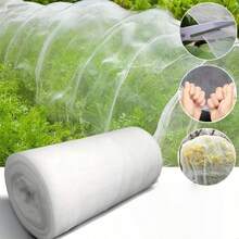 可定制高密度网，多用途，适用于园艺、防虫、防鸟、温室、蔬菜种植、农业，加厚蔬菜保护网，地被。 - 白色 - 查看 4