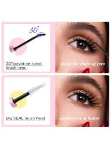 New Upgraded 1pc 5ml+5ml Eyelash Glue, Waterproof Dual-Ended Eyelash Adhesive, Strengthen False Lashes, Create Perfect Makeup, Must Have - Baby Pink - View 7