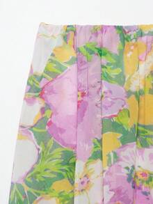 DEEKA Summer New Women's Dress, European & American Style French Fashion Floral Print Off-Shoulder Dress Party - Multicolor - View 8