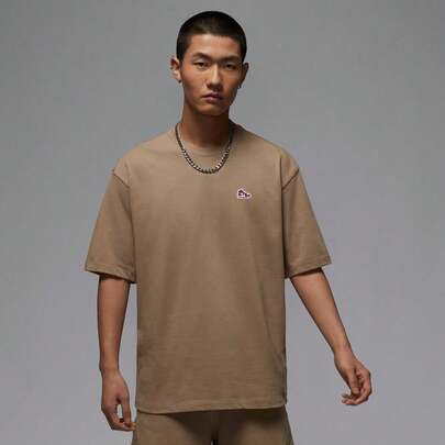 Jordan Men's AS M J BRND BR SNKR PCH SS CRW Short Sleeve T-Shirt, Knitted Crew Neck, THJ2327-240