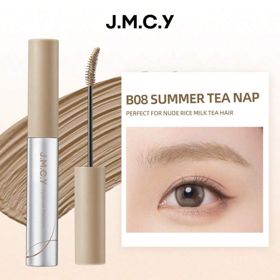 J.M.C.Y Eyebrow Tint Gel, Waterproof Sweat-Resistant Long-Lasting Natural Brown Eyebrow Dye For Women - B08 SUMMER TEA NAP - View 1