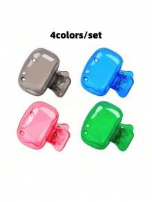 2/4/5pcs Travel Toothbrush Head Protector Cover, Electric Toothbrush Head Protective Case, Portable Plastic Clip, Home & Travel Use - Multicolor - View 11
