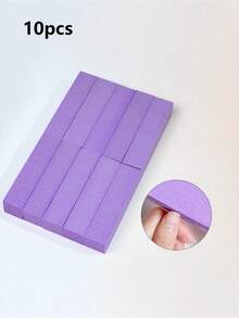 2/5/10pcs/Set Nail Sanding Blocks, Professional Nail Files Polishing Blocks, Foot Care Emery Boards, Sanding Sponges, Nail Art Accessories - Multicolor - View 10