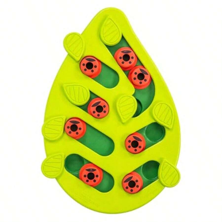 Nina Ottosson Buggin' Out Puzzle And Play Interactive Cat Puzzle Feeder For Indoor Cats 16 Hidden Treat Compartments Slow Feeder Durable And Easy-Clean - 出局 - 查看 1