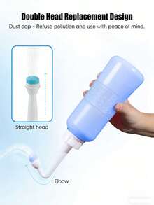 500ml Capacity Mini Handheld Bidet Sprayer, Portable Travel Bidet Sprayer, Hygiene Care Bidet Sprayer - Multicolor - View 4