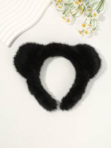 1个熊耳朵发箍 毛绒发箍 派对舞会角色扮演头饰 服装发饰 女士美容家居卧室装饰 - 彩色 - 查看 13