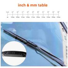 1PC Car Wiper Blade Universal J/U Hook Car Windshield Wiper Blade14"16"17"18"19"20"21"22"24" Car Windshield Wiper Blade Three-Level Design Car Accessories - 1PC - View 6