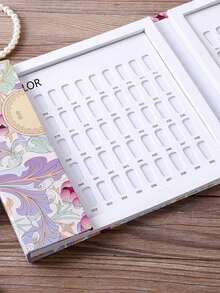 Sách trưng bày 160 màu sơn móng tay, sách mẫu nghệ thuật vẽ móng, bảng trưng bày sơn gel móng tay (không bao gồm móng giả) - Nhiều màu - Xem 8