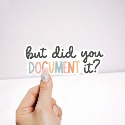 1cpFunny Sarcastic Office Humor Waterproof Vinyl Sticker, Die-Cut Notebook Laptop Gift